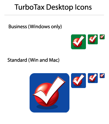 Turbotax on Intuit Inc Icons For Turbotax Software Desktop And Ui